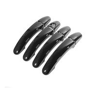 Vuzmode for Ford, for Focus, 2012 2013 2014 2015 2016 2017 2018 Glossy Black Chrome Car Door Handle Cover Trim Overlays Styling Accessories Car Exterior Door Handle Cover(Black)