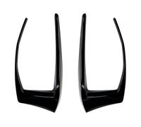 Vuzmode For Golf 7, for MK7 GTD 2012-2015 Rear Bumper Splitter Canard Fog Lamp Light Air Vent Side Trim Cover Bright Black Car Rear Window Spoiler