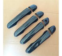 Vuzmode for Hyundai, Creta, for Hyundai, Ix25 2015 2016 2017 2018 2019 Chrome Carbon Fiber Door Handle Cover Molding Catch Garnish Overlay Cap Car Exterior Door Handle Cover(Carbon Fiber Handle)