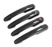 Vuzmode for Hyundai, Tucson 2004-2010 Car Exterior Door Handles Covers Catch Cap Stickers Overlays Protection Auto Styling Car Exterior Door Handle Cover(Carbon with Smart)