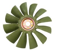 Vuzmode For Komatsu, Pc60 6/7 Small Head Fan Blade 4d95 Engine 6 Hole 12 Blade Replacement Part for Heavy Equipment Excavator Engine Fan Blades(12 Leaves)