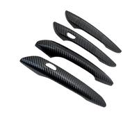 Vuzmode for Mazda, 3, for Mazda,3 MK4 4th Gen BP 2023 2019 2020 2021 2022 Carbon Fiber Car Door Handle Cover Trim Auto Protective 3D Stickers Car Exterior Door Handle Cover