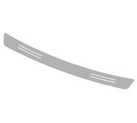 Vuzmode, for Seat, for IBIZA 2014 2015 2016-2020 Car Trunk Rear Guard Bumper Protector Carbon Fiber Sticker Styling Accessories Rubber Rear Bumper Protector(Silver)