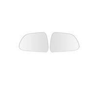 Vuzmode for Tesla, Model Y Model 3 Wide-angle Large Vision Rearview Mirror Heating Replacement Anti Glare Dazzle Reversing Glass Lens Wing Mirror Glass(For Model 3 White)