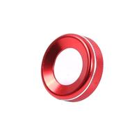 Vuzmode for Toyota, for Tundra, Sequoia 2022-2023 Aluminum Alloy Car Center Control Volume Knob Cover Trim Ring Sticker Interior Accessories Car Air Conditioning Knob Trim(Red)