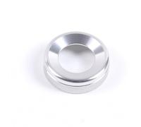 Vuzmode for Toyota, for Tundra, Sequoia 2022-2023 Aluminum Alloy Car Center Control Volume Knob Cover Trim Ring Sticker Interior Accessories Car Air Conditioning Knob Trim(Silver)