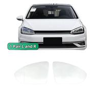 Vuzmode for VW, for Golf, 7 Mk7/ Mk7.5 Gti Gtd 2012-21, for Touran, 5t Left Or Right Side Heated Wing Mirror Glass Rearview Mirror Len Wing Mirror Glass(1 Right And 1 Left)