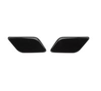 Vuzmode Front Bumper Headlight Washer Spray Nozzle Jet Cover Cap, for VW, for Tiguan, 2008 2009 2010 2011 5N0955110 5N0955109 Headlight Washer Cover(Black 1 PAIR 08-11)