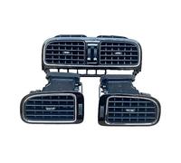 Vuzmode Front Dash Glossy Black AC Air Vent Grille, for VW, for POLO, 5 6R 2 GEN Hatchback GTI GTS, for vento, 2014 2015 2016 2017 2018 6R0819703 Car Air Vent Grille(BLACK 1 Set-Paino Paint)