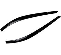 Vuzmode Front Headlight Eyebrow Eye Lid Trim Cover Stickers, for VW, for Tiguan, 2011-2016, Gloss Black Headlight Eyebrow Trim