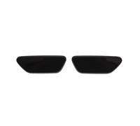 Vuzmode Front Headlight Washer Cover Headlamp Spray Nozzle Jet Cap, for Subaru, for Forester, 2013-2018 86636SG040 86636-SG040 86636-SG030 Headlight Washer Cover(Black SET)