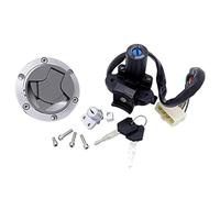 Vuzmode Fuel Tank Cap Cover For 250R EX250 2008-2012 300 EX300 2013-2015 Lgnition Seat Keys Lock Motorcycle Ignition Key Switch Motorcycle Ignition Switch