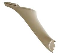 Vuzmode Gray Beige Black Car Left Right Inside Interior Handles Inner Door Panel Handle Pull Trim Cover, for BMW, 5 Series F10 F11 51417225851 Replacement Door Panel Handle(Beige White-Left)
