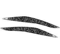 Vuzmode Headlight Accent Cover, Front Headlight Eyebrow Eyelid Cover Replacement, for, 5 Series F10 2010 2011 2012 2013 Headlight Eyebrow Trim