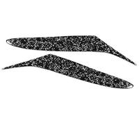 Vuzmode Headlight Accent Cover, Front Headlight Eyebrow Eyelid Cover Replacement, for Mazda, RX-8 RX8 Coupe 2004 2005 2006 2007 2008 Headlight Eyebrow Trim