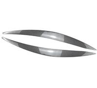 Vuzmode Headlight Eyebrow Cover Trim Eyelid Decoration Sticker ABS Carbon Fiber Black, for ford, for Focus, MK4 2019-2021 Headlight Eyebrow Trim