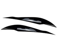Vuzmode Headlight Eyelid Trim Decal Cover, Headlamp Eyebrow Eye Lid Decoration Sticker, for, 3 Series F30 F31 2013 2014 2015 2016 2017 2018, Glossy Black Headlight Eyebrow Trim
