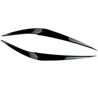 Vuzmode Headlight Eyelid Trim Decal Cover, Headlamp Eyebrow Eye Lid Decoration Sticker, for, X1 F48 2016 2017 2018 2019 2020, Glossy Black Headlight Eyebrow Trim