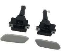 Vuzmode Headlight Headlamp Washer Nozzle Actuator Cover Cap, for Accord, for Euro, for SPIRIOR CU1 CU2 2008 2009 2010 2011 2012 Front Bumper Washer Jet Cover(BLACK 4 pieces lot)