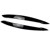 Vuzmode Headlight Lamp Eyebrow Cover Eyelid Trim Sticker Decal Glossy Black ABS, for, X5 E70 08-13 Car Headlight Eyebrow Trim
