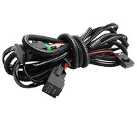 Vuzmode Headlights LED DRL, for Citroen, for C1 (PM_, PN_) Hatchback 2005-2014 Front Bumper Fog Light Assembly LED Fog Daytime Running Lamp DRL H11 2 X 30W Car Vehicle Fog Light Replacement(BLACK Yell