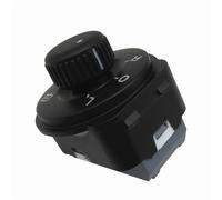 Vuzmode Heated Rearview Side Wing Mirror Glass Adjust Switch Knob, for Skoda, Fabia Roomster 2006 2015 5JD959565 5J1959565 Car Side Mirror Adjustment Control Switch