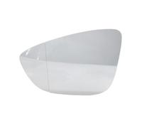 Vuzmode Heated Side Rearview Mirror Gla, for VW, for Jetta, 6 Mk6 Model 2011-2017 Car Side Mirror Car Door Wing Mirror Rear View Mirror Wing Mirror Glass(Left White)