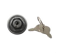 Vuzmode Lawn Tractor Ignition Key Start Switch with 2 Keys - 5/8" Mounting Stem, 4 Positions, 7 Terminals, Magneto Type Replaces 532140301, 925-1717 Lawn Mower Ignition Start Switch