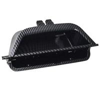 Vuzmode LHD Beige Black Car Left Right Interior Door Handle Inner Panel Pull Trim Cover, for BMW, X3 X4 F25 F26 2010-2017 51417250307 Replacement Door Panel Handle(Carbon Fiber)