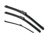 Vuzmode LHD RHD Wiper Front Rear Wiper Blades Set, for VOLVO, V40 2012-2016 Windshield Windscreen Front Rear Window 26"+19"+11" Rear Wiper Blade(BLACK Left hand drive)