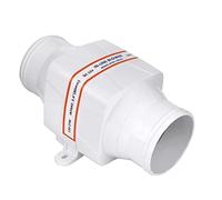 Vuzmode Marine Accessories Bilge 3 Inch Boat Air Blower Fan Practical Low Power Electric Water Caravan ABS White Marine Accessories Marine Engine Blower(12V)