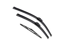 Vuzmode MIDOON Wiper Front & Rear Wiper Blades Set Kit, for Kia, Cerato Hatchback FE 2003-2008 Windshield Windscreen Window 24"+16"+14" Rear Wiper Blade(BLACK Left-hand drive)