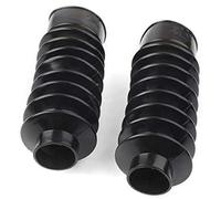 Vuzmode Motorcycle 41mm, fork Covers Front Rubber Gaiters Gators Shock Boots, for Harley, Softail FXST Dyna FXDWG Motorbike Fork Top Cover
