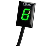 Vuzmode Motorcycle Level Gear Indicator Digital Meter Display Speed 1-6, for Vfr 750 800 Vfr750 1994-1997 Vfr800 1998 2005 Motorcycle Gear Position Indicator(Green)