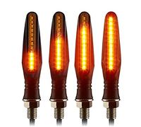Vuzmode Motorcycle Turn Signal Light Built Relay 335SMD Signals Indicator Flashing Blinker M10 Bolt Moto Riding Signal Indicator(4PCS)