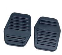 Vuzmode Pedal Pad, for Fiesta, MK5, for Classic, for Ikon 2008 2007 2006 2005 2004 2003 2002 6789917 Car Rubber Brake Clutch Foot Cover Anti-Slip Clutch Pedal Cover(BLACK 2PIECE)