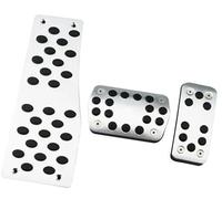 Vuzmode Pedal Pad, for Focus, 2 3 4 MK2 MK3 MK4, for Kuga, for Escape RS ST 2005-2015 2016 2017 Car Pedals Covers Clutch Gas Brake Set Pads Anti-Slip Clutch Pedal Cover(BLACK Type6)