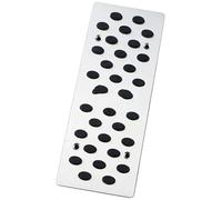 Vuzmode Pedal Pad, for Focus, 2 MK2 RS ST 2005 2006 2007 2008 2009 2010 2011 Car Pedals Covers Auto Stainless Steel Clutch Gas Brake Footrest Pads Anti-Slip Clutch Pedal Cover(BLACK 1piece Rest)