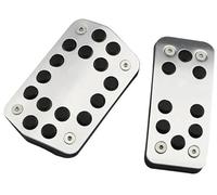 Vuzmode Pedal Pad, for Focus, 2 MK2 RS ST 2005 2006 2007 2008 2009 2010 2011 Car Pedals Covers Auto Stainless Steel Clutch Gas Brake Footrest Pads Anti-Slip Clutch Pedal Cover(BLACK AT Without Rest)