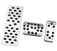 Vuzmode Pedal Pad, for Focus, 2 MK2 RS ST 2005 2006 2007 2008 2009 2010 2011 Car Pedals Covers Auto Stainless Steel Clutch Gas Brake Footrest Pads Anti-Slip Clutch Pedal Cover(BLACK AT With Rest)