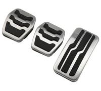 Vuzmode Pedal Pad, for Focus, 3 MK3, for III 2012-2018 Parts Auto Car Accelerator Pedals Brake Set Covers Clutch Rest Foot Cover Anti-Slip Clutch Pedal Cover(BLACK MT Without Rest)