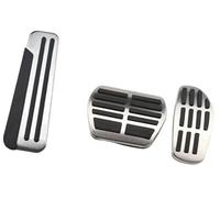 Vuzmode Pedal Pad, for NISSAN, for X-TRAIL, for Xtrail, for Rogue T32, for Qashqai, for Sport J11, for Kicks Car Gas Brake Cover Anti-Slip Clutch Pedal Cover(BLACK AT with REST)