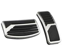 Vuzmode Pedal Pad, for Pajero 3, for Outlander, for Lancer X, for Eclipse, for Cross Rubber Stainless Nonslip AT Car Gas Clutch Brake Cover Anti-Slip Clutch Pedal Cover