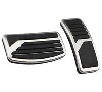 Vuzmode Pedal Pad, for Pajero 3, for Outlander, for Lancer X, for Eclipse, for Cross Rubber Stainless Nonslip AT Car Gas Clutch Brake Cover Anti-Slip Clutch Pedal Cover