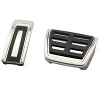 Vuzmode Pedal Pad, for Passat, for Lim, for Var, for VIII 2015+ Parts Car Pedals Foot Fuel Brake Clutch Cover Anti-Slip Clutch Pedal Cover(BLACK AT 2 Pieces)