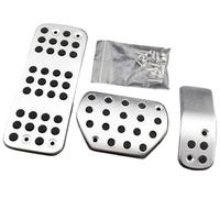 Vuzmode Pedal Pad, for Peugeot, 207 301 307 208 2008 308 408 Accessories Gas Brake Foot Rest Modified Cover Anti-Slip Clutch Pedal Cover(BLACK AT)