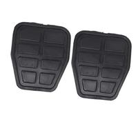 Vuzmode Pedal Pad, for VW, for Lupo 6X 1997 1998-2000 2001 2002 2003 2004 Rubber Brake Clutch Foot Cover Replacement 7213141 Anti-Slip Clutch Pedal Cover(BLACK 2piece)