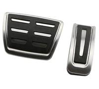 Vuzmode Pedal Pad, for VW, for POLO, for Bora, for Lavida, for Golf, MK4, for Santana, for Jetta, for (LHD) Auto Car Clutch Gas Brake Pedals Cover Anti-Slip Clutch Pedal Cover(BLACK AT 2 piece)