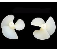 Vuzmode Propellers CW CCW 36mm 28mm 42mm Diameter 3 Blades Three Electric Blades Nylon Accessories Paddle For DIY Boats Models 2mm Shaft Boat Propeller Metal(2pairs 2x36mm)