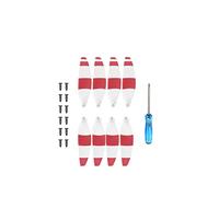 Vuzmode Propellers Low Noise Propeller Wing Fans Drone Prop Blades, For DJI Mavic Mini 2/Mini SE Drone 9 Inch Two Blade Propeller(4 Pairs Red)
